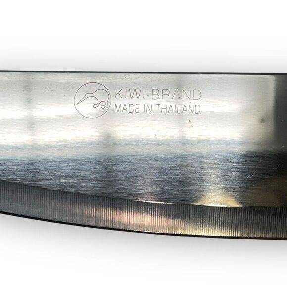 Kiwi Brand Chef Knives Set of Two 6 Inch Black Plastic Handles Made in Thailand - Picture 3 of 9